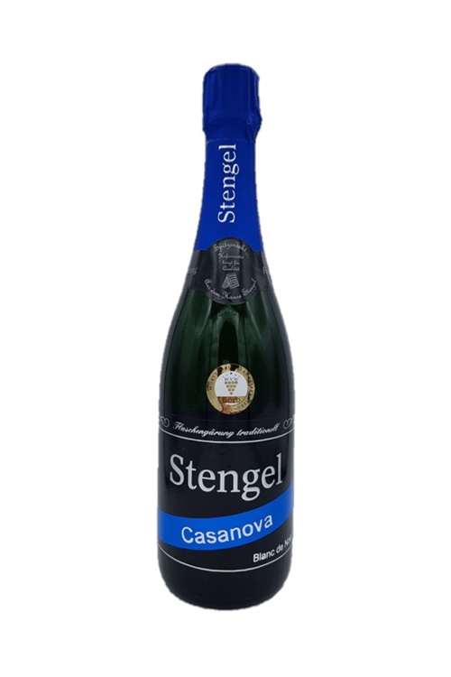 Cuvée Casanova<br>Blanc de Noir<br><h1 style="font-size: 18px;">Sektmanufaktur Stengel</h1>