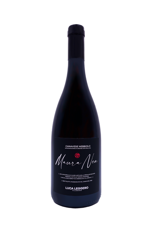 Nebbiolo Bio  <br>“Maura Nen”<br><h1 style="font-size: 18px;">Cantina Luca Leggero</h1>