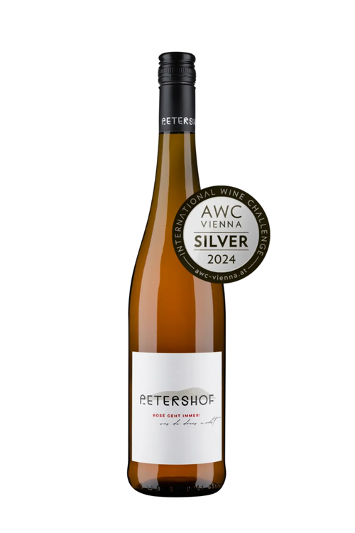 Rosé geht immer<br>“CuvRs”<br><h1 style="font-size: 18px;">Weingut Petershof</h1>
